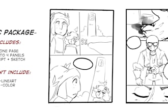 draw amazing comic pages