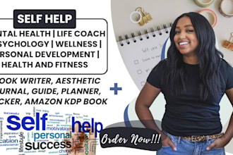 write aesthetic self help mental health amazon KDP guide workbook journal ebook