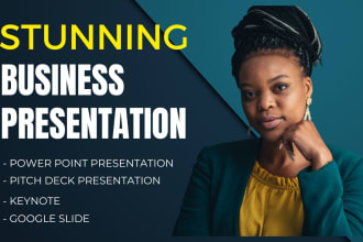 design your business keynote presentation and pitch deck ppt