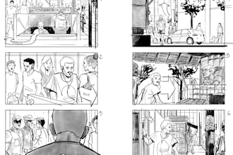 create amazing storyboard frames for you
