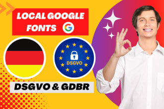 install and host local google fonts on your site to be dsgvo gdpr secure