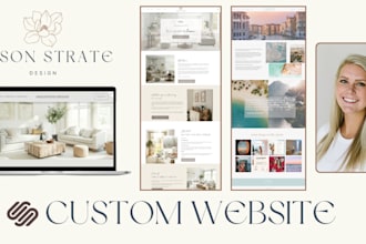 create a squarespace website for your business or brand