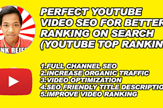optimize youtube video SEO for top ranking