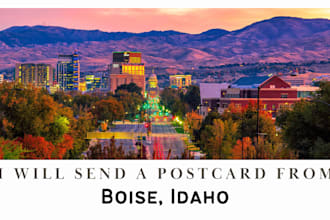 send a postcard from boise, id