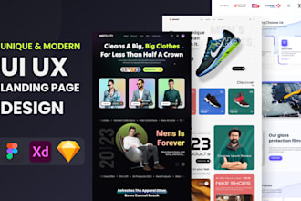 Top 10!  design landing page and website design homepage design figma