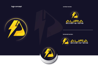 design a 3d abstract, upscale,or initial letters logo design