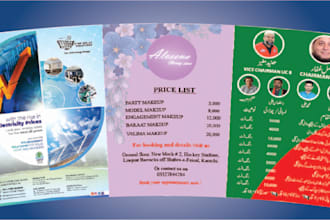 design eye catching unique flyers and brochure