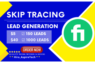 provide skip tracing, business lead generation and data collection