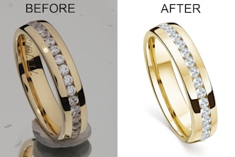 do premium quality HD jewelry images retouching