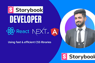 be your reusable component developer using storybook react angular