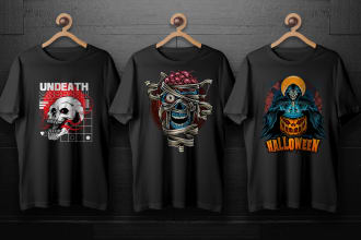 create minimalist tshirt design for your clothing brand