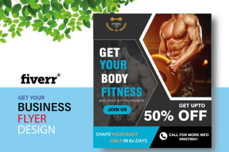 do attractive business flyer, medical flyer design