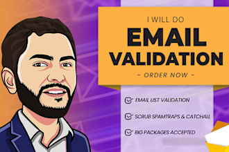 verify, clean and validate your email list