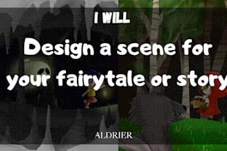 design a scene for your fairytale or story