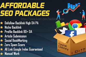 do complete monthly off page SEO service website ranking