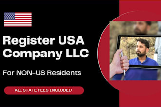 register US llc company for non USA residents