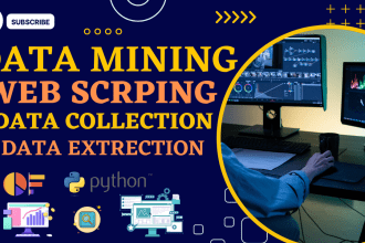 do web scraping, data mining, data collection project
