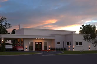 render your house, building, furniture, indoor outdoor in 3d in sketchup design