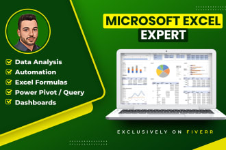 create excel template with power pivot or query