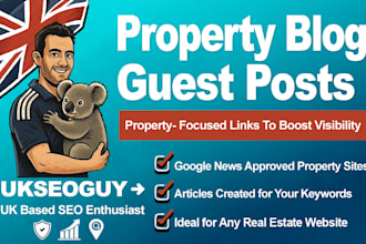create real estate guest post on google news approved blogs