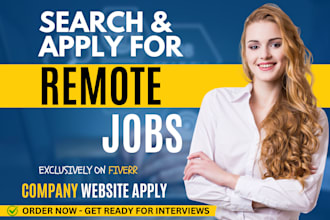 search and apply for job applications remote or onsite
