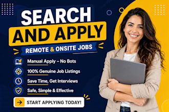 search and apply for job applications remote or onsite