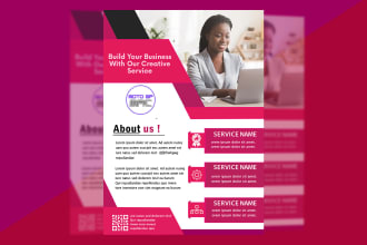 design a professional and exceptional corporate or business flyer