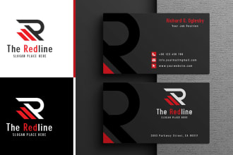 do luxury business card and professional logo design
