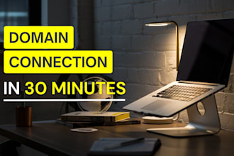connect your domain to your website in few minutes