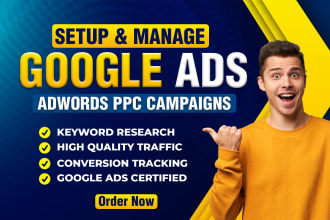 setup google ads PPC ads search ads adwords ads PPC campaign
