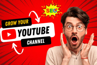be your youtube channel growth manager and  video SEO expert