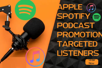 do german, dutch spotify or apple podcast promotion to gain listeners