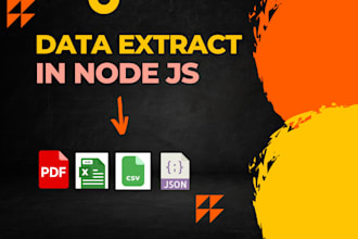 do data extract node js