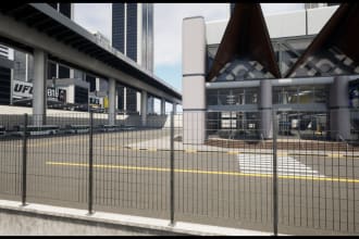 create a realistic and detailed game level design in unreal engine 5