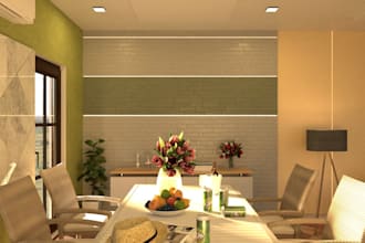 interior cad plans with furniture feature walls and  3d