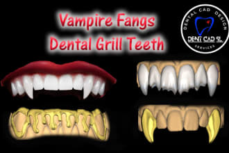 design custom tooth grills designs using exocad