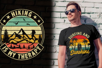 do custom retro vintage t shirt design, bulk t shirt design and merchandise
