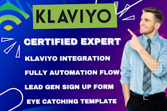 setup ecommerce email marketing flows in klaviyo, email template design