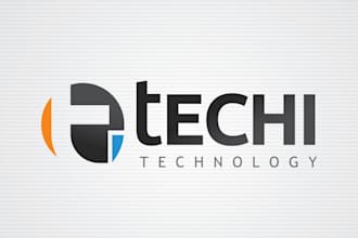 make a outstanding technology logo with my creative thinking