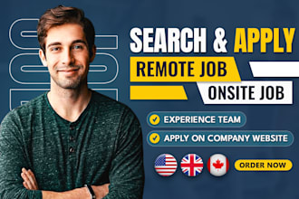 search and apply remote jobs or onsite jobs on your behalf