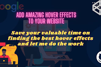 add hover effects and animations to your website