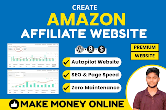build you an amazon affiliate marketing autopilot website