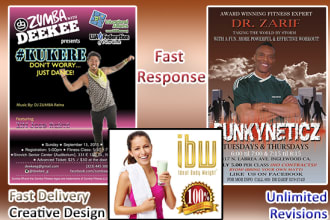 design a beautiful flyer, poster or brochure
