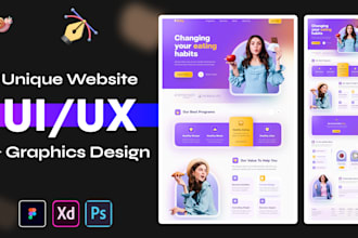 create figma website design ui ux or graphics