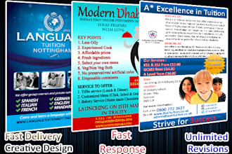 design unique flyer design for you