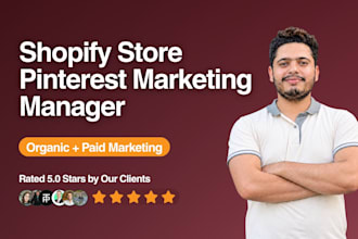 be your shopify store pinterest marketing manager