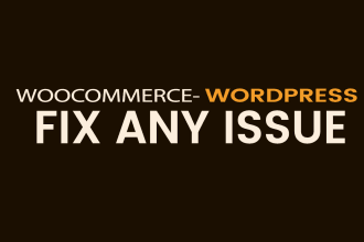 fix wordpress , woocommerce   errors,issues, or problems