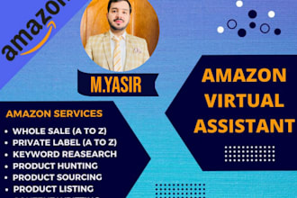 be your amazon virtual assistant for private label