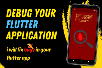 debug, test, and fix errors in your flutter project