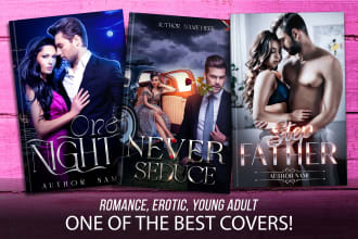 design romance or erotic book cover design